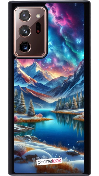 Coque Samsung Galaxy Note 20 Ultra - Fantasy Mountain Lake Sky Stars