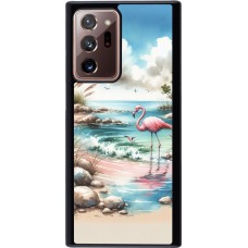 Samsung Galaxy Note 20 Ultra Case Hülle - Flamingo Aquarell