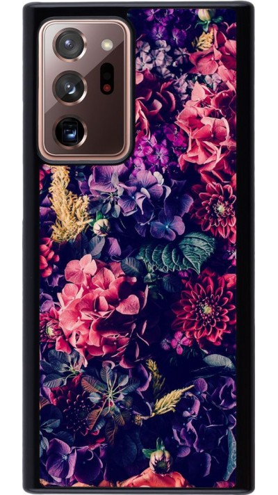 Hülle Samsung Galaxy Note 20 Ultra - Flowers Dark