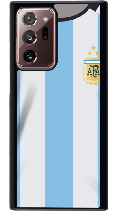 Samsung Galaxy Note 20 Ultra Case Hülle - Argentinien 2022 personalisierbares Fussballtrikot