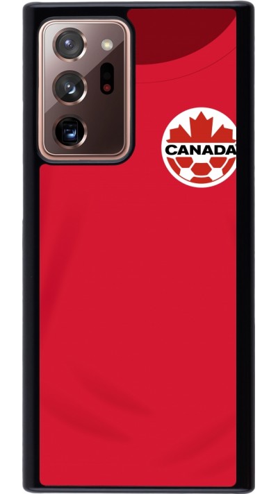 Coque Samsung Galaxy Note 20 Ultra - Maillot de football Canada 2022 personnalisable