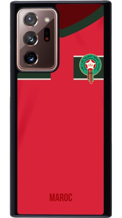 Coque Samsung Galaxy Note 20 Ultra - Maillot de football Maroc 2022 personnalisable