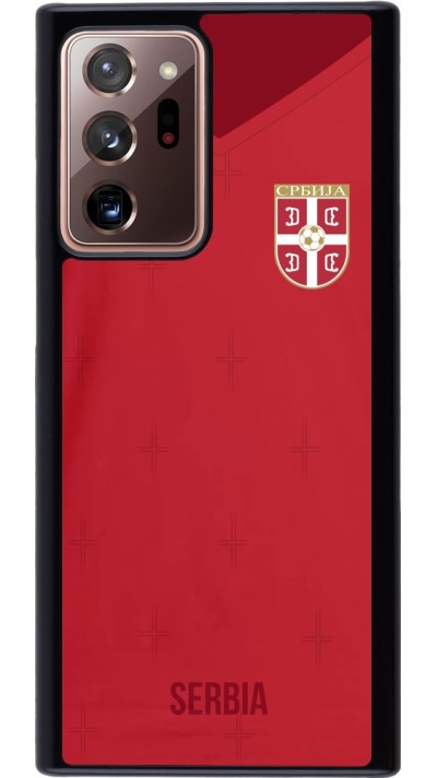 Samsung Galaxy Note 20 Ultra Case Hülle - Serbien 2022 personalisierbares Fussballtrikot