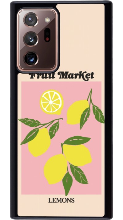 Coque Samsung Galaxy Note 20 Ultra - Fruit market lemons 2026