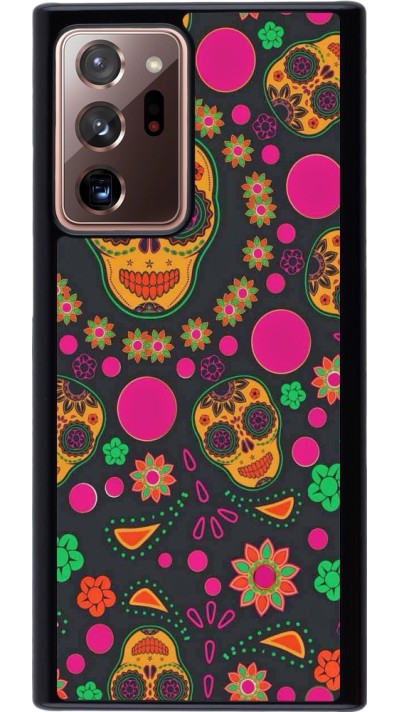 Samsung Galaxy Note 20 Ultra Case Hülle - Halloween 22 colorful mexican skulls
