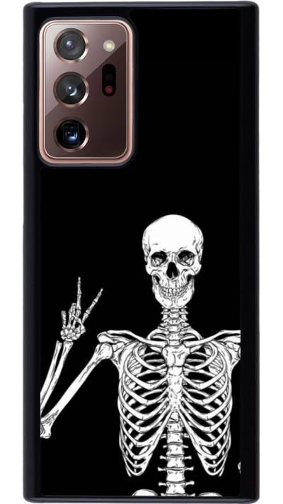 Samsung Galaxy Note 20 Ultra Case Hülle - Halloween 2023 peace skeleton