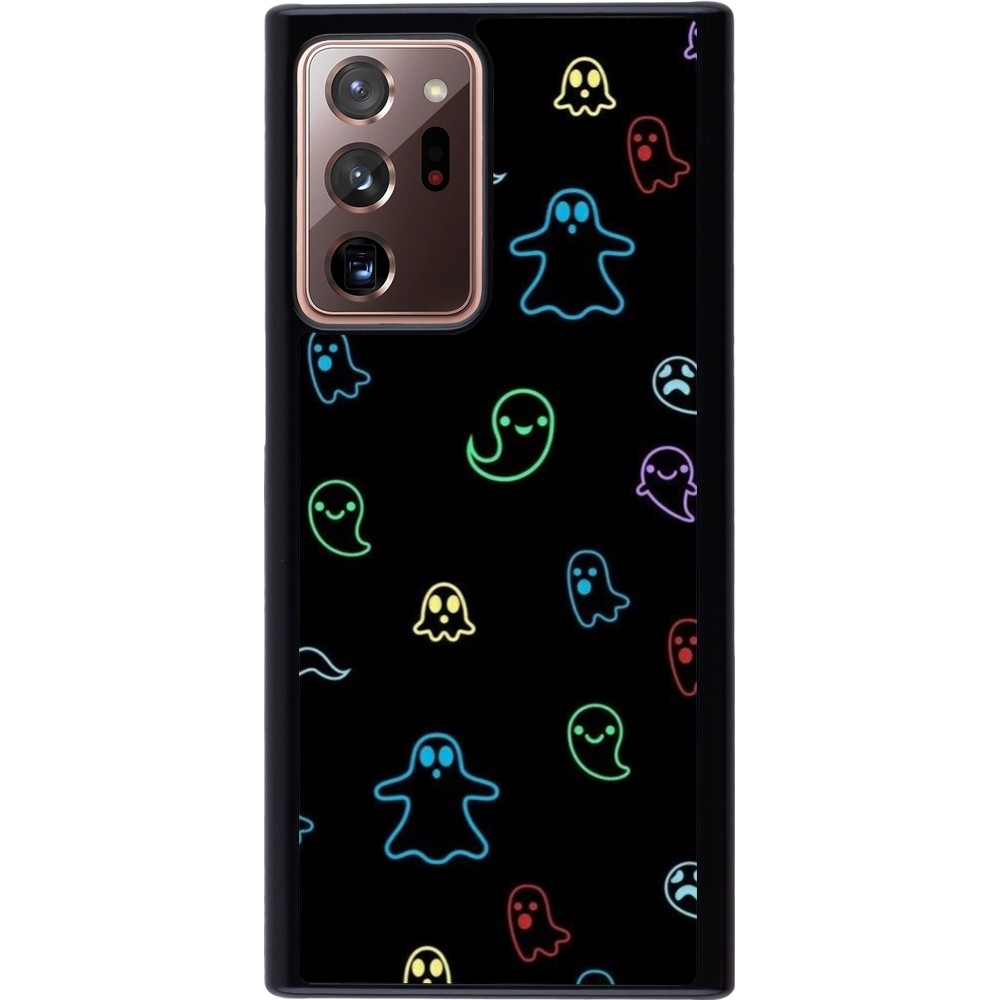 Samsung Galaxy Note 20 Ultra Case Hülle - Halloween 2024 colorful ghosts