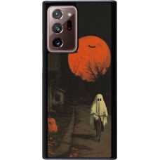 Samsung Galaxy Note 20 Ultra Case Hülle - Halloween 2025 Ghost on a bicycle