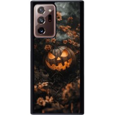 Samsung Galaxy Note 20 Ultra Case Hülle - Halloween 2025 Pumpkin with flowers