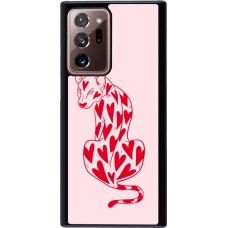 Coque Samsung Galaxy Note 20 Ultra - Leopard with hearts 2026