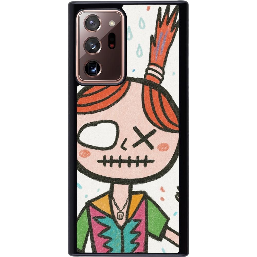 Samsung Galaxy Note 20 Ultra Case Hülle - Little Girl Sketch