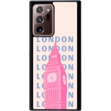 Coque Samsung Galaxy Note 20 Ultra - London Pink Print