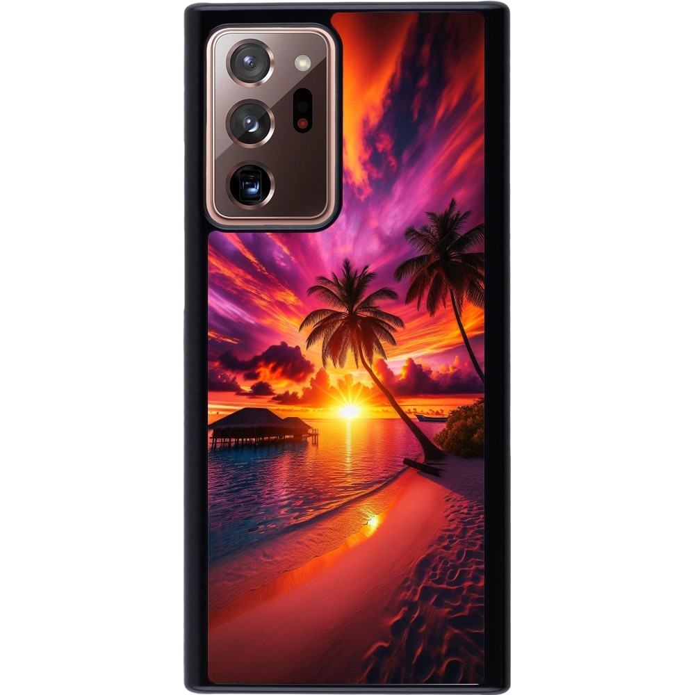 Samsung Galaxy Note 20 Ultra Case Hülle - Malediven Abenddämmerung Glückseligkeit