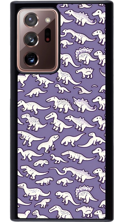 Samsung Galaxy Note 20 Ultra Case Hülle - Mini-Dino-Muster violett