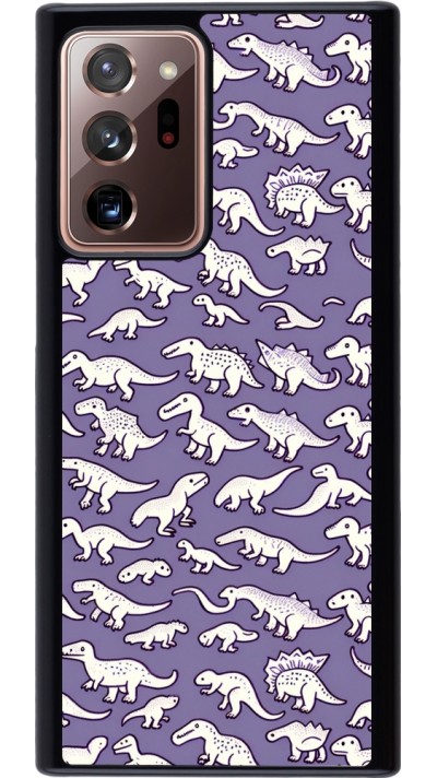 Coque Samsung Galaxy Note 20 Ultra - Mini dino pattern violet