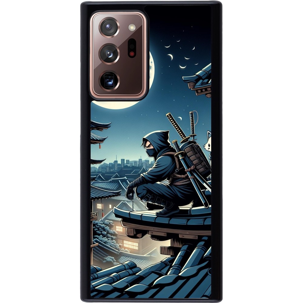 Samsung Galaxy Note 20 Ultra Case Hülle - Ninja unter dem Mond