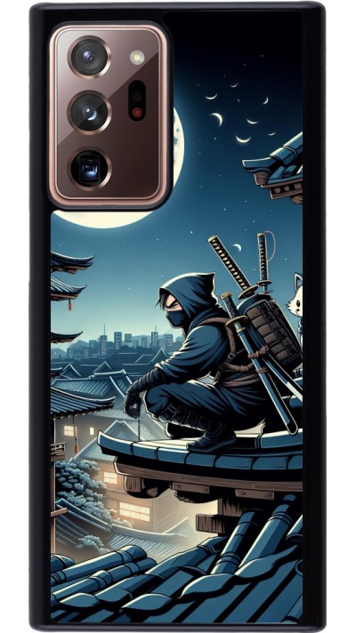 Samsung Galaxy Note 20 Ultra Case Hülle - Ninja unter dem Mond