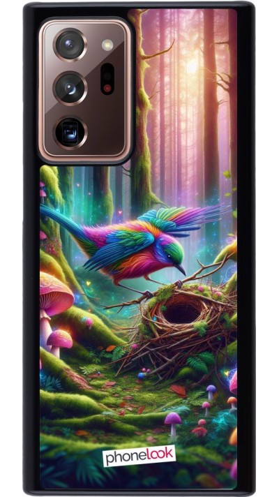 Coque Samsung Galaxy Note 20 Ultra - Oiseau Nid Forêt