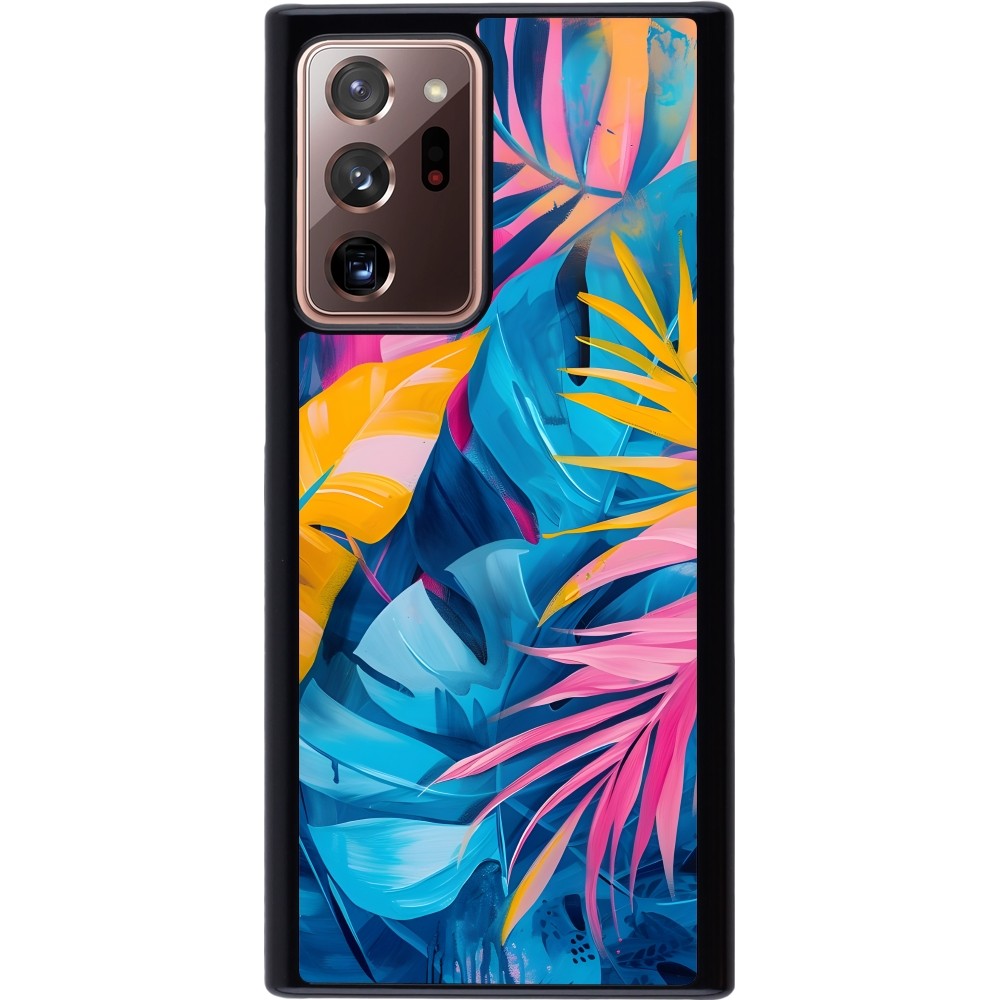 Samsung Galaxy Note 20 Ultra Case Hülle - Palms Blue