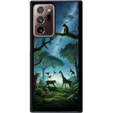 Samsung Galaxy Note 20 Ultra Case Hülle - Paradies der exotischen Tiere