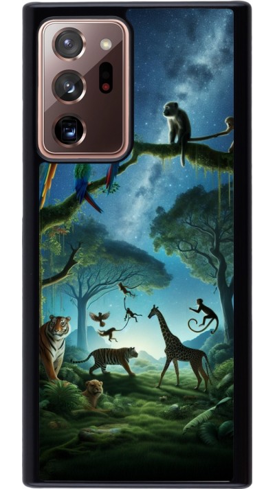 Samsung Galaxy Note 20 Ultra Case Hülle - Paradies der exotischen Tiere