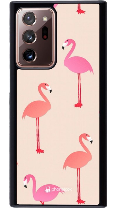 Coque Samsung Galaxy Note 20 Ultra - Pink Flamingos Pattern