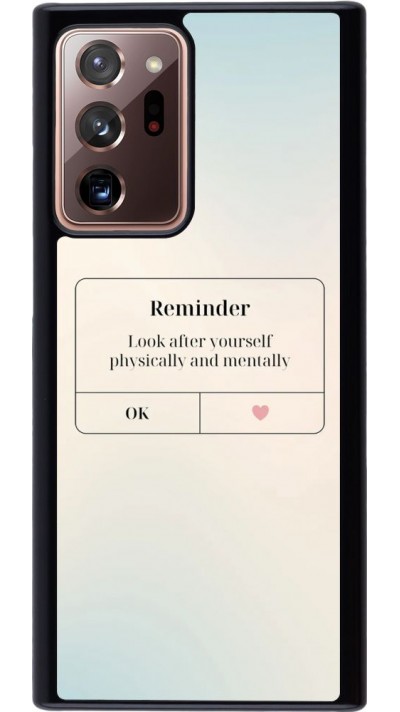Coque Samsung Galaxy Note 20 Ultra - Reminder Look after yourself