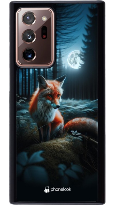 Coque Samsung Galaxy Note 20 Ultra - Renard lune forêt
