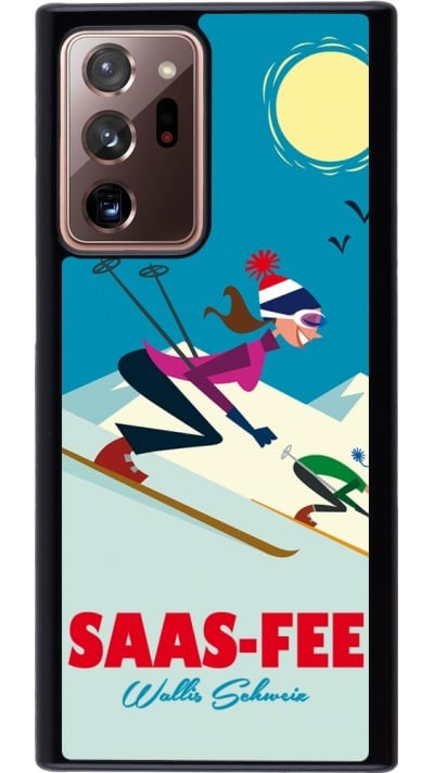 Coque Samsung Galaxy Note 20 Ultra - Saas-Fee Ski Downhill
