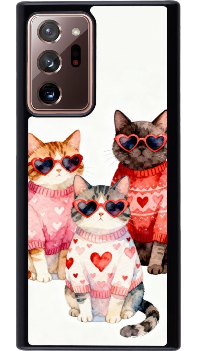 Coque Samsung Galaxy Note 20 Ultra - Saint Valentines Day 26 Cat Love