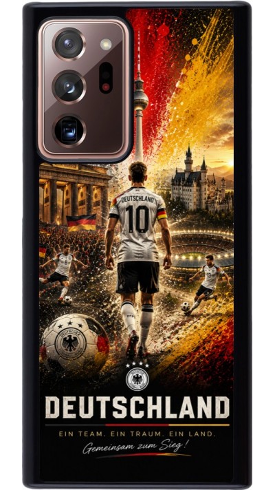 Coque Samsung Galaxy Note 20 Ultra - Football Allemagne splash 2026