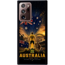 Coque Samsung Galaxy Note 20 Ultra - Football Australie splash 2026
