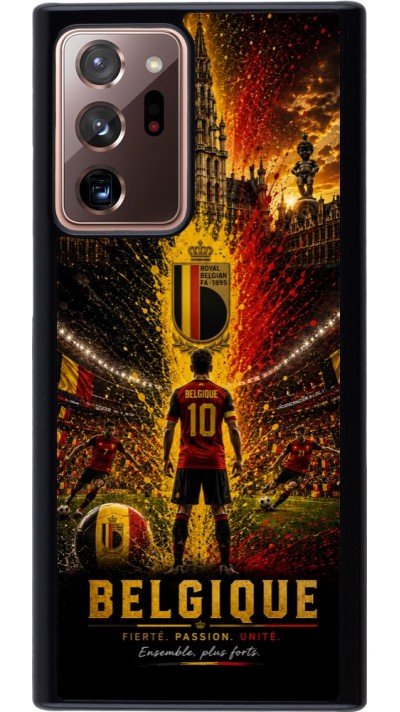 Coque Samsung Galaxy Note 20 Ultra - Football Belgique splash 2026
