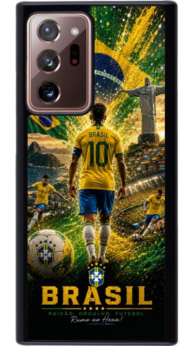Coque Samsung Galaxy Note 20 Ultra - Football Bre?sil splash 2026