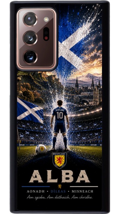 Coque Samsung Galaxy Note 20 Ultra - Football Écosse splash 2026