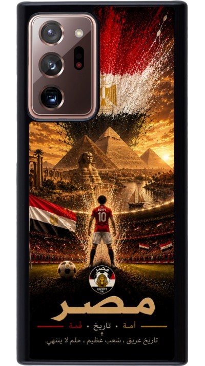 Coque Samsung Galaxy Note 20 Ultra - Football Égypte splash 2026