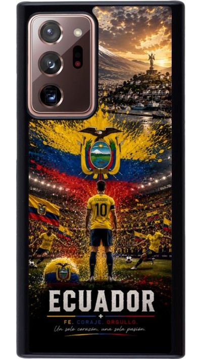 Coque Samsung Galaxy Note 20 Ultra - Football Équateur splash 2026