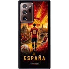 Coque Samsung Galaxy Note 20 Ultra - Football Espagne splash 2026