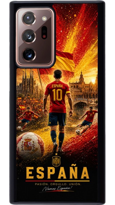 Coque Samsung Galaxy Note 20 Ultra - Football Espagne splash 2026