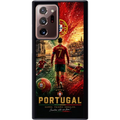Samsung Galaxy Note 20 Ultra Case Hülle - Fussball Portugal splash 2026