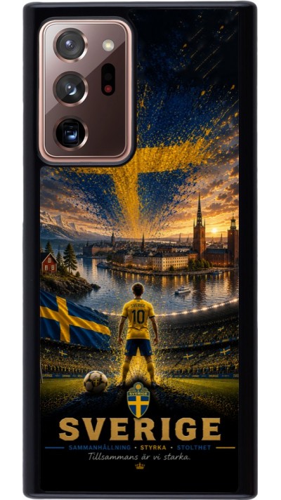 Coque Samsung Galaxy Note 20 Ultra - Football Suède splash 2026