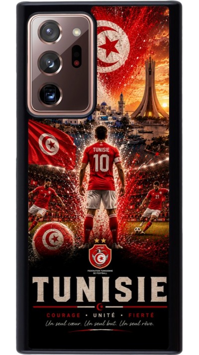 Coque Samsung Galaxy Note 20 Ultra - Football Tunisie splash 2026
