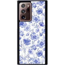 Samsung Galaxy Note 20 Ultra Case Hülle - Spring 23 watercolor blue flowers