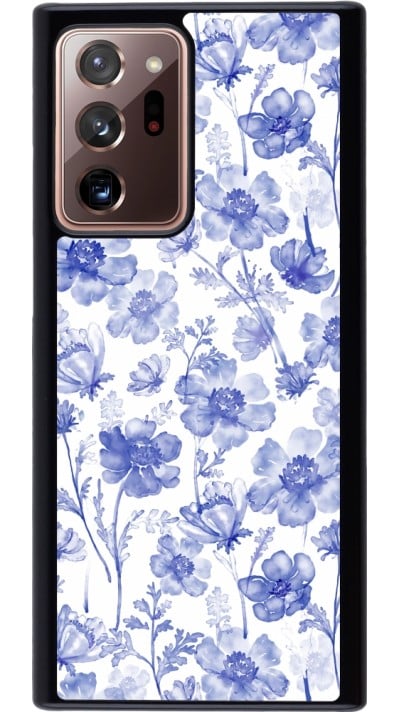 Coque Samsung Galaxy Note 20 Ultra - Spring 23 watercolor blue flowers