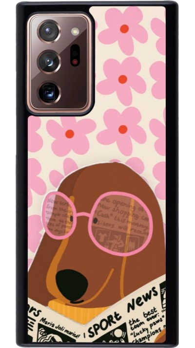 Coque Samsung Galaxy Note 20 Ultra - Dog with newspaper 2026