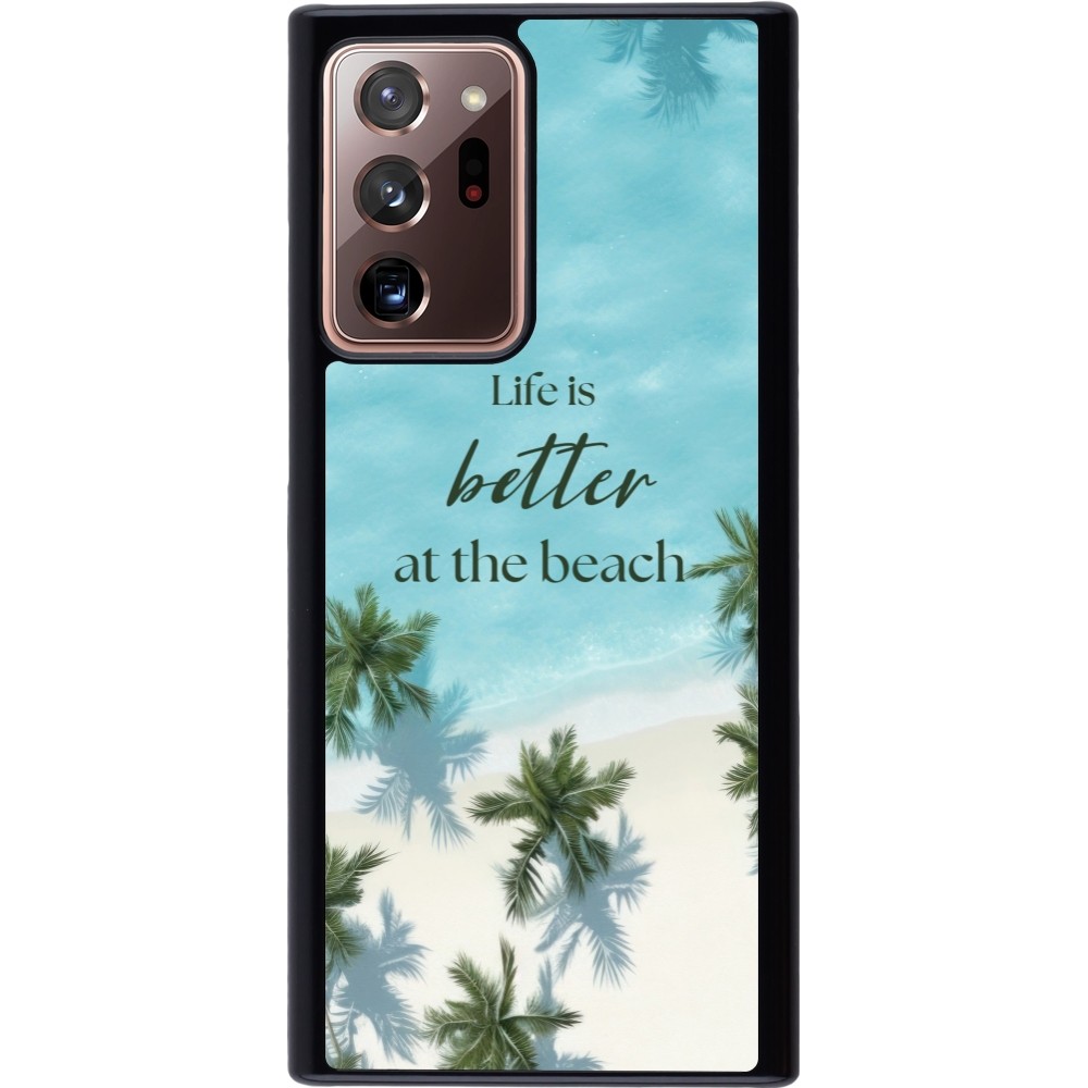 Samsung Galaxy Note 20 Ultra Case Hülle - Summer 2025 Life is better at the beach