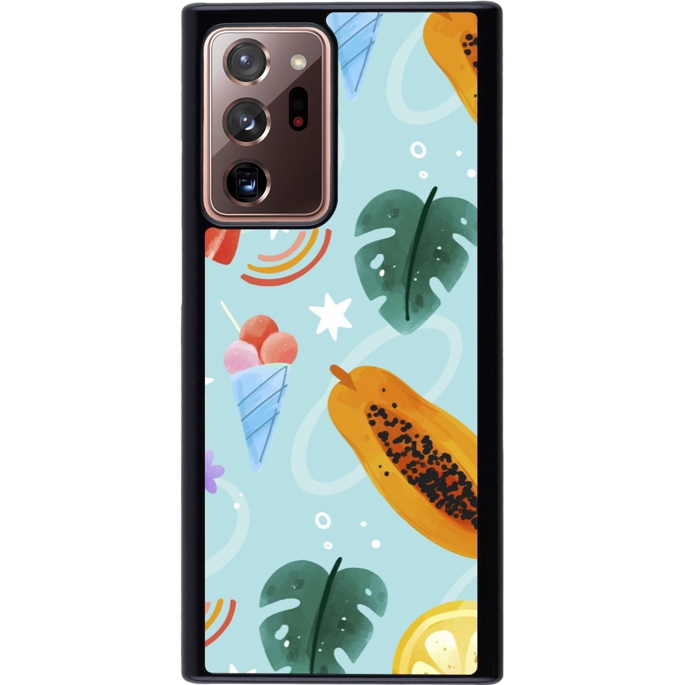 Coque Samsung Galaxy Note 20 Ultra - Summer 2025 Pattern papaya