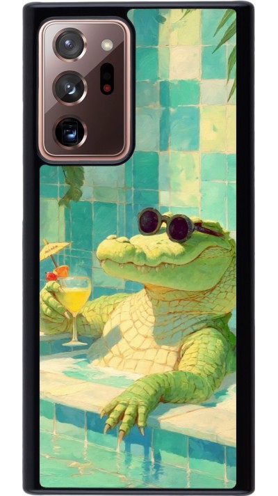 Samsung Galaxy Note 20 Ultra Case Hülle - Crocodile in the swimming pool Summer 2026