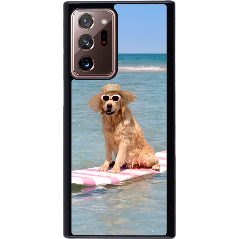 Samsung Galaxy Note 20 Ultra Case Hülle - Summer Dog on Paddle
