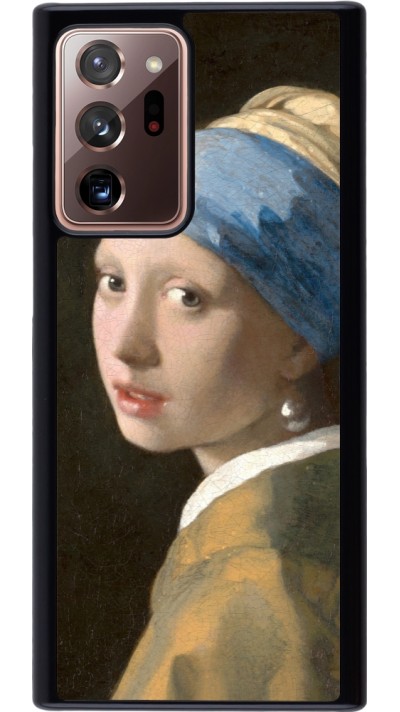 Coque Samsung Galaxy Note 20 Ultra - Tableau art - La Jeune fille à la perle - Johannes Vermeer